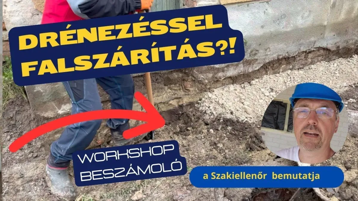 "Sikeres Önkéntes Drénezési Projekt Sárszentlőrincen: Megelőzve az Alapok Nedvesedését"