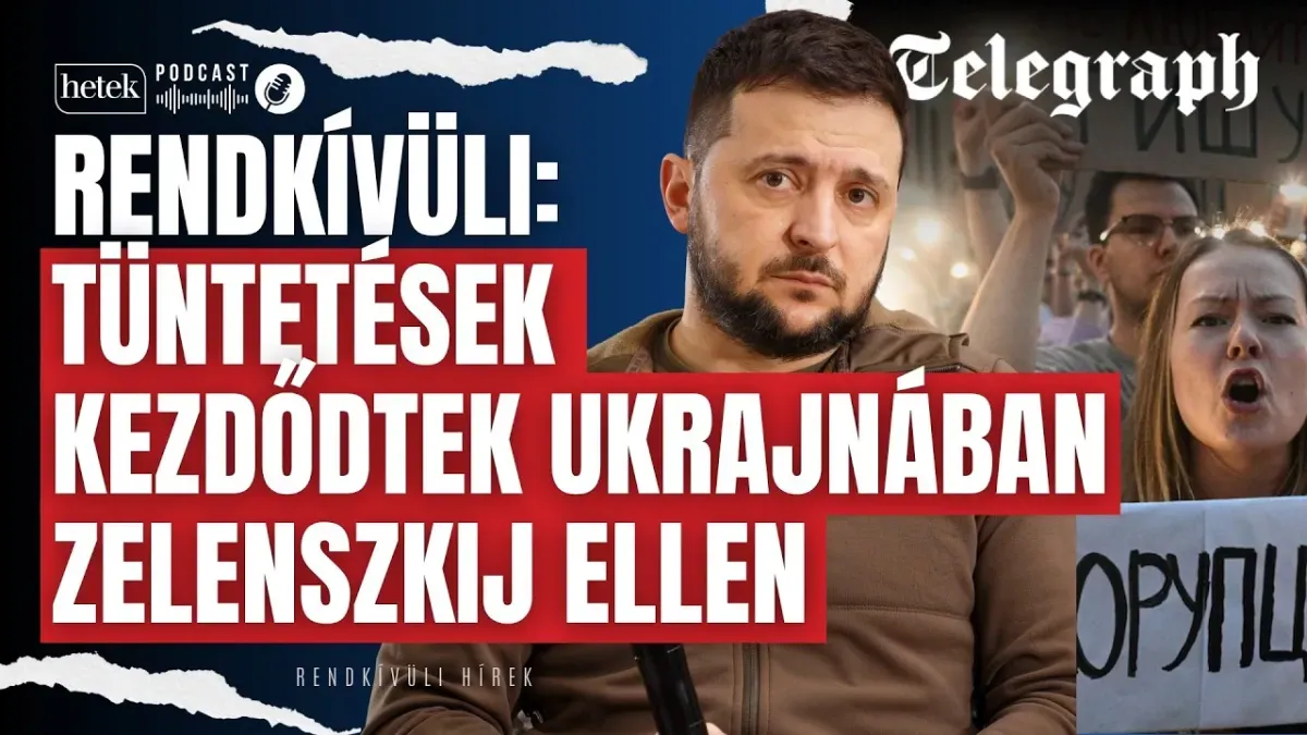 "Tüntetések Ukrajnában: Aggodalom a Korrupcióellenes Intézmények Függetlenségéért"